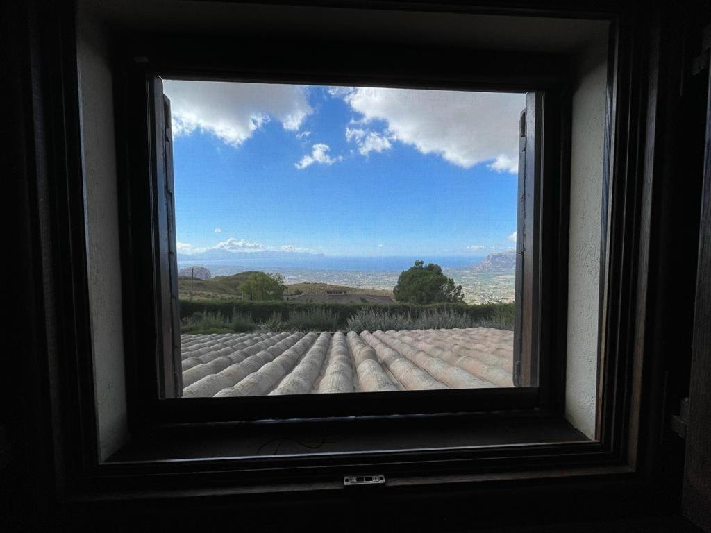 Villa Siciliana Con Piscina E Vista Panoramica Sul Mare Borgetto Extérieur photo